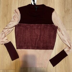 Rag & Bone Deep Red Knit Top